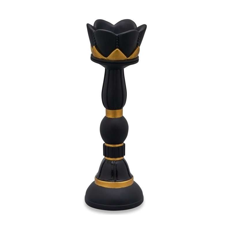 Acquista online Set of 3 colored resin vases depicting the King, Queen and Knight of the game Chess Henriette
